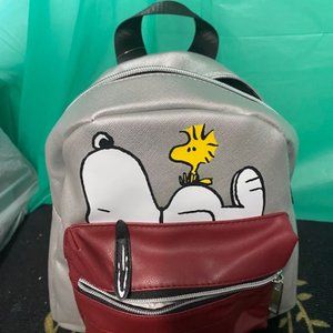 Authentic Peanuts Snoopy/Woodstock Backpack Travel School Bag NWT